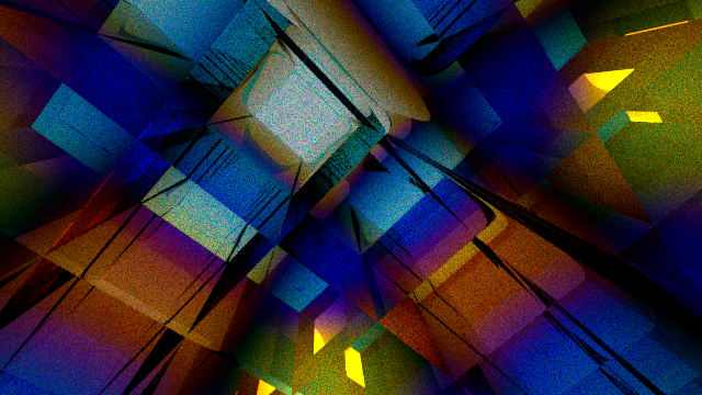 brightly coloured perpendicular planes