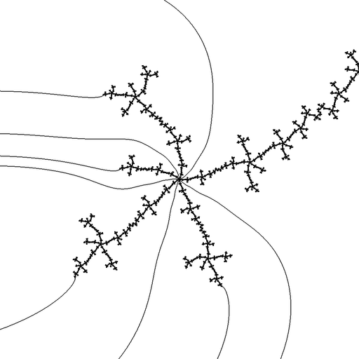 Mandelbrot set hub 2/5*11123333112224423